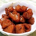 更夜飯店's cooksnap of when they made 水っぽくないピリ辛こんにゃく煮.