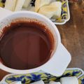 お絹タン's cooksnap of when they made 板チョコ＆牛乳で簡単☆チョコフォンデュ.