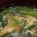 ヨシヨッシー's cooksnap of when they made 子供も大好き・ニラと卵のお味噌汁.