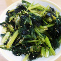 ちーゆづアーちゃん☆'s cooksnap of when they made 中華風♡簡単♪小松菜の海苔和え♫.