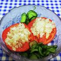 ととろ＆めい's cooksnap of when they made 玉ねぎドレッシングのトマトインゲンサラダ.