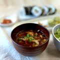 かっちゃん杉's cooksnap of when they made トゥルンなめこときのこの仲間たちお味噌汁.