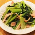 かなりんココりん's cooksnap of when they made 小松菜とベーコンのマヨ炒め.