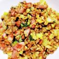 あおやがら's cooksnap of when they made 簡単な絶品セロリ葉っぱで海老チャーハン.