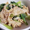 hozunyam's cooksnap of when they made 豚しゃぶと小松菜の辛子酢味噌和え.