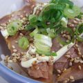 キャシーキャサリン's cooksnap of when they made 簡単チャーシューで!!チャーシュー丼♡.