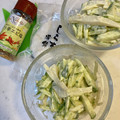 yu228's cooksnap of when they made 蒲鉾と胡瓜のエビ塩和え.