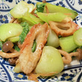 クックM6DK2O☆'s cooksnap of when they made お弁当にちくわと青梗菜の中華炒め.