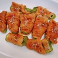 しばちゃそ's cooksnap of when they made 焼肉のタレで！簡単ピーマン肉巻き.