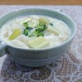 Yukiまむ's cooksnap of when they made かぶと長ねぎのしょうが豆乳スープ.