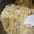 sat＊mama's cooksnap of when they made 圧力鍋　玄米御飯に小豆、白ゴマを入れて♪.