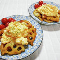 ＠迷子＠'s cooksnap of when they made 蓮根の卵ソース☆.