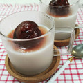 在宅勤務のおじさん's cooksnap of when they made 残った栗のシロップで♡栗のプリン♡.