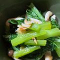 ねこねこさーん's cooksnap of when they made 小松菜と桜えびのチャチャッと炒め.