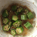 まむぽむ's cooksnap of when they made 簡単！基本のオクラのゴマ和え♡.