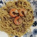 あゆはと's cooksnap of when they made ポルチーニとエビのクリームパスタ.