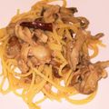すぎひのき's cooksnap of when they made 魚肉ソーセージとキノコのパスタ.