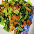 ですサイ's cooksnap of when they made 簡単！かぼちゃと小松菜のカレー炒め.