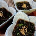ひっこ's cooksnap of when they made 簡単！金時草入りもずく酢.