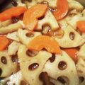 yunapi☆'s cooksnap of when they made 和惣菜☆れんこんとにんじんの煮物.