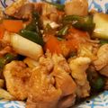 ばし's cooksnap of when they made 鶏肉と☆ナス人参ピーマン味噌炒め.