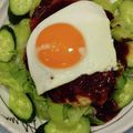 yama_miu's cooksnap of when they made ロコモコ丼.