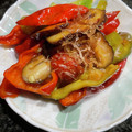 みにー2020's cooksnap of when they made しいたけとしし唐の焼いて漬けるだけ♪.