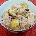 すかいmama☆'s cooksnap of when they made 伝えていきたい母の味☆小豆入り栗おこわ.