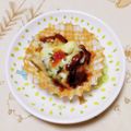ネコかえる's cooksnap of when they made お弁当にお好み焼きのアレンジ^^;.