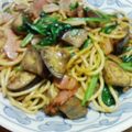 ニャンた's cooksnap of when they made ほうれん草とベーコンのバター醤油パスタ.