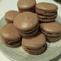 蒼井音子's cooksnap of when they made おしゃれで可愛い「チョコレートマカロン」.