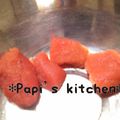 papikun's cooksnap of when they made たらこの皮はこう取る.