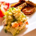 mayurich's cooksnap of when they made 我が家の❤りんご入りポテトサラダ.