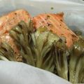 ☆じゅげむ☆彡's cooksnap of when they made レンジで簡単☆鮭ときのこの蒸し物.