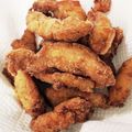 churu's cooksnap of when they made 米粉で♡鶏のササミスティックフライ.