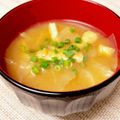 t0mt0mt0m's cooksnap of when they made キャベツとお揚げの味噌汁.