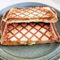 yoshiyurip's cooksnap of when they made バナナのホットサンド♡.