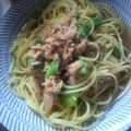 ☆紫音☆'s cooksnap of when they made シーチキンとオクラの冷製パスタ.