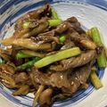 半熟王子's cooksnap of when they made 牛肉とアスパラのオイスター炒め.
