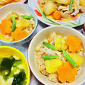 ryumi58's cooksnap of when they made 栗の五目炊き込みご飯.