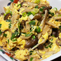 ナス系's cooksnap of when they made えのきとしめじの卵炒め.