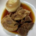shufuayu's cooksnap of when they made 圧力鍋で、豚肩ロースの柔らか角煮.