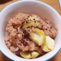 山ばあば's cooksnap of when they made 炊飯器で簡単！栗おこわ（赤飯バージョン）.