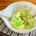 マルんちの丸顔's cooksnap of when they made とろけるチーズほっとキャベツ＠バター.