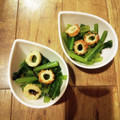 yunapi☆'s cooksnap of when they made 小松菜と塩昆布の和え物.
