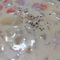 蒼井みなみ's cooksnap of when they made 簡単おいしい　豆乳スープ.