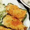 まみお✳'s cooksnap of when they made 柔らか和風味✿ピーマンの肉詰め✿.
