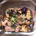Chokouwan's cooksnap of when they made 柔らかナスと生ハムのマリネ.