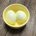 みりん調味料's cooksnap of when they made 冷蔵庫から出したて卵deゆで卵～我が家流.