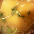ふぁんころ's cooksnap of when they made 卵豆腐☆の味噌汁♪卵豆腐のつるつるが美味.